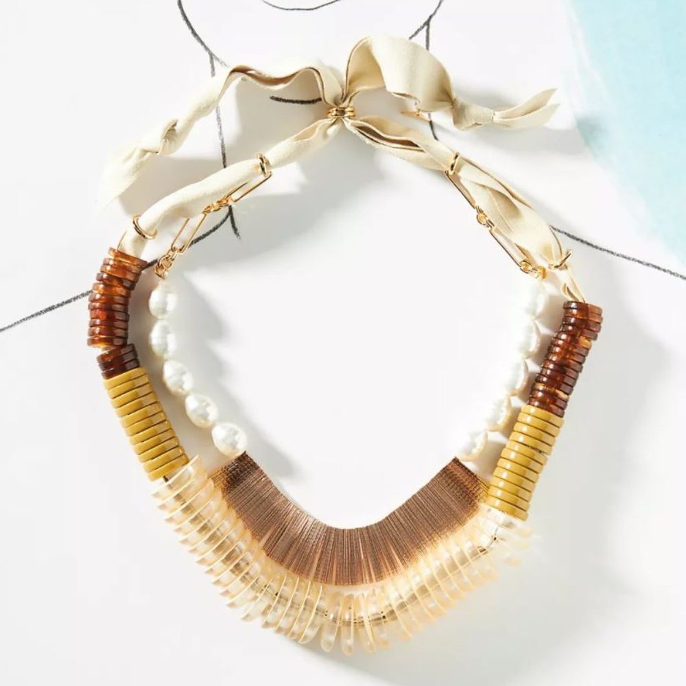 Beaded Statement Necklace
